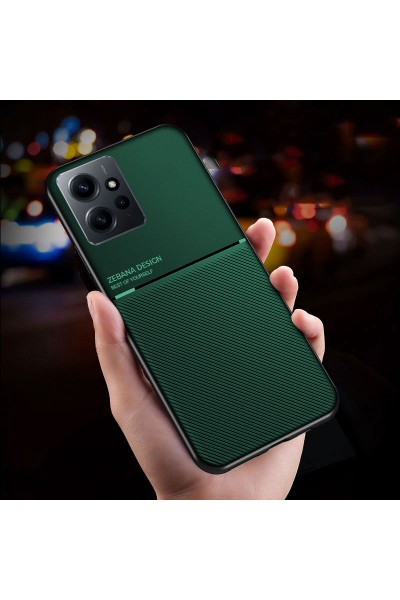 جراب هاتف Xiaomi Redmi Note 12 Zebana Design من السيليكون باللون الأخضر