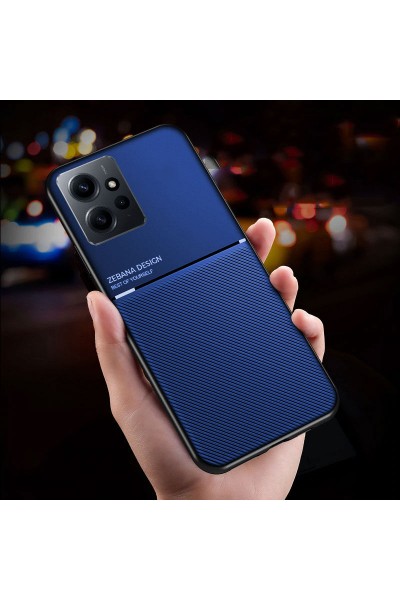 جراب هاتف Xiaomi Redmi Note 12 Zebana Design من السيليكون باللون الأزرق