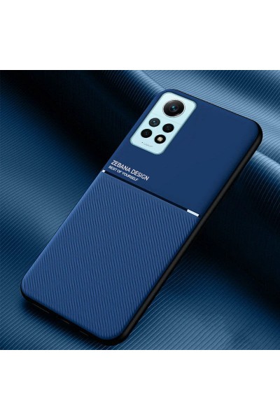 حافظة هاتف Xiaomi Redmi Note 12 Pro Zebana Design من السيليكون باللون الأزرق