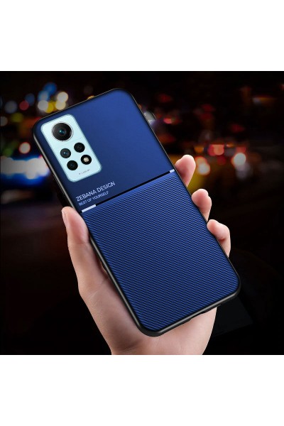 حافظة هاتف Xiaomi Redmi Note 12 Pro Zebana Design من السيليكون باللون الأزرق