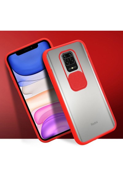 Xiaomi - Redmi Note 9S Kamera Lens Korumalı Kılıf - Siyah