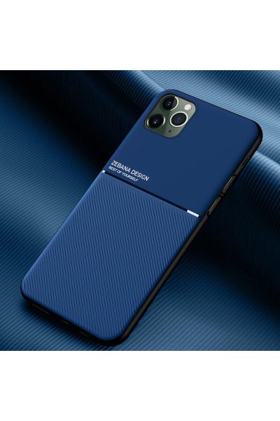 Apple - iPhone 11 Pro Max Zebana Design Silikon Kılıf - Mavi