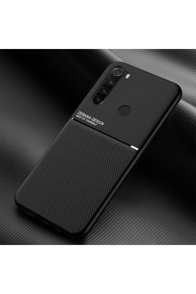 غطاء حماية من السيليكون لهاتف Xiaomi Redmi Note 8 Zebana باللون الأسود