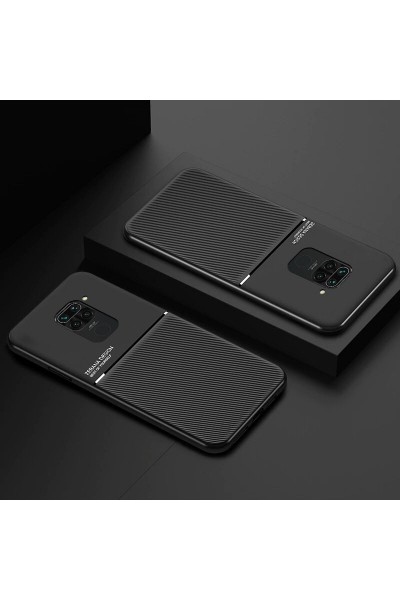 حافظة هاتف Xiaomi Redmi Note 9 Zebana Design من السيليكون باللون الأسود