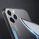 Apple - iPhone 11 Pro Max Zebana Metal Mitras Kılıf (Silikon Kenar) - Mavi