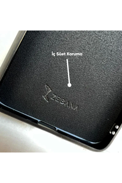 Xiaomi - Redmi Note 9 Zebana Metal Mitras Kılıf (Silikon Kenar) - Mavi