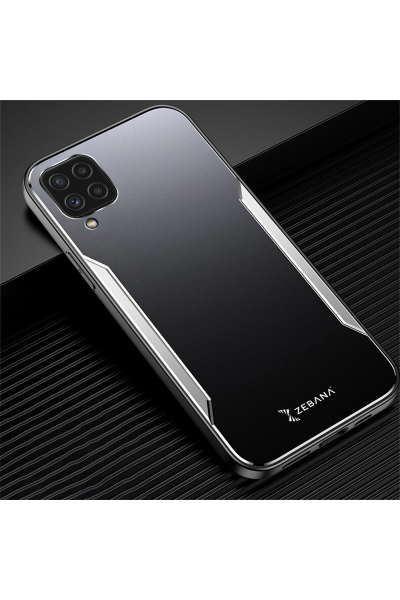 حافظة هواوي P40 Lite Zebana Metal Mitras بحواف من السيليكون باللون الأحمر