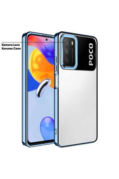 Xiaomi - Poco M3 Zebana Glint Silikon Kılıf - Gri