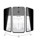 Samsung - Galaxy A14 Tam Kaplayan Zebana Hayalet Ekran Koruyucu - Siyah