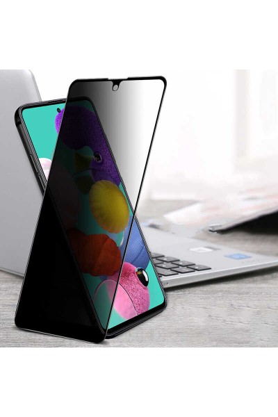 Xiaomi - Redmi Note 9S Tam Kaplayan Zebana Hayalet Ekran Koruyucu - Siyah