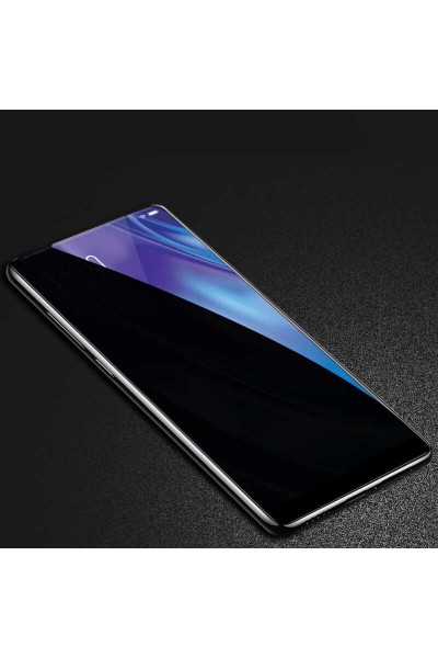 Oppo - Reno 4 Lite Tam Kaplayan Zebana Hayalet Ekran Koruyucu - Siyah