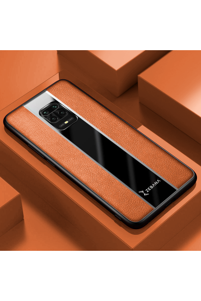 Xiaomi - Redmi Note 9S Zebana Premium Deri Kılıf - Kahverengi