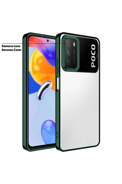 Xiaomi - Poco M3 Zebana Glint Silikon Kılıf - Yeşil