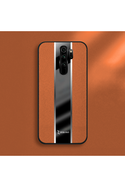 Xiaomi - Redmi Note 8 Pro Zebana Premium Deri Kılıf - Kahverengi