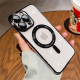 Apple - iPhone 13 Pro Manyetik Kablosuz Şarj Destekli Mona Silikon Kılıf - Siyah