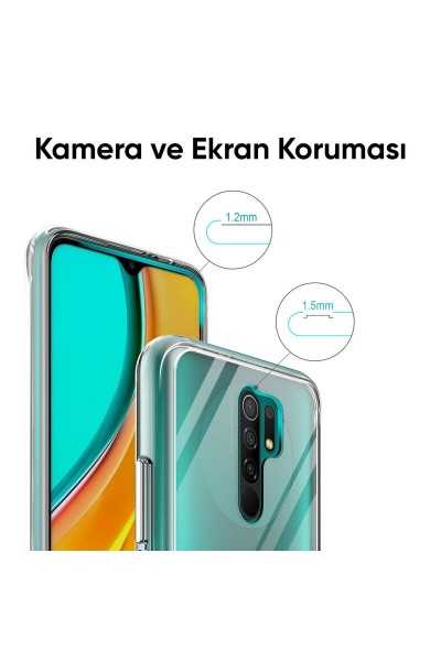 Xiaomi - Redmi Note 8 Pro Zebana HD Şeffaf Silikon Kılıf - Şeffaf