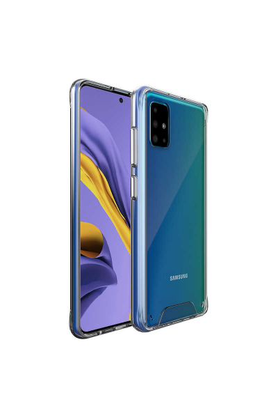 Samsung - Galaxy A51 Zebana HD Şeffaf Silikon Kılıf - Şeffaf