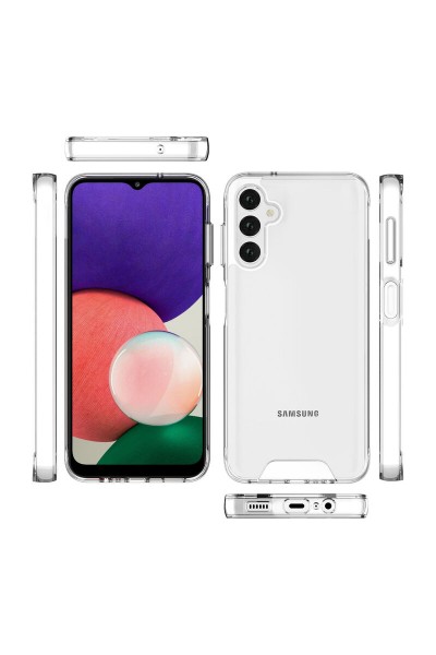 Samsung - Galaxy A14 Zebana HD Şeffaf Silikon Kılıf - Şeffaf