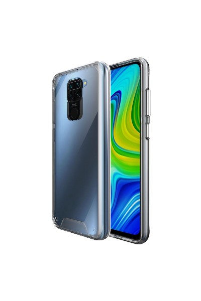 Xiaomi - Redmi Note 9 Zebana HD Şeffaf Silikon Kılıf - Şeffaf