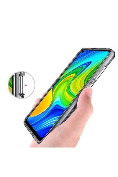 Xiaomi - Redmi Note 9 Zebana HD Şeffaf Silikon Kılıf - Şeffaf