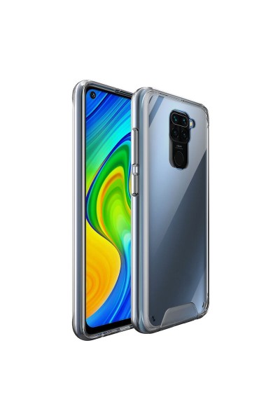 Xiaomi - Redmi Note 9 Zebana HD Şeffaf Silikon Kılıf - Şeffaf