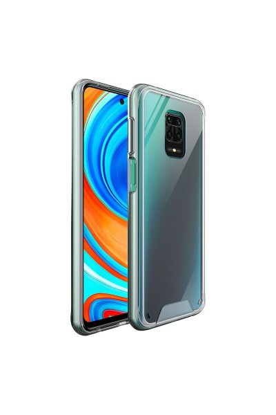 Xiaomi - Redmi Note 9S Zebana HD Şeffaf Silikon Kılıf - Şeffaf