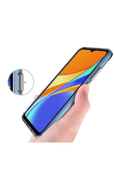 Xiaomi - Redmi 9C Zebana HD Şeffaf Silikon Kılıf - Şeffaf