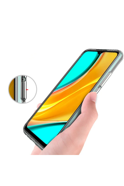 Xiaomi - Redmi 9 Zebana HD Şeffaf Silikon Kılıf - Şeffaf