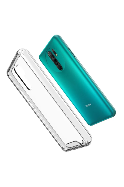 Xiaomi - Redmi 9 Zebana HD Şeffaf Silikon Kılıf - Şeffaf