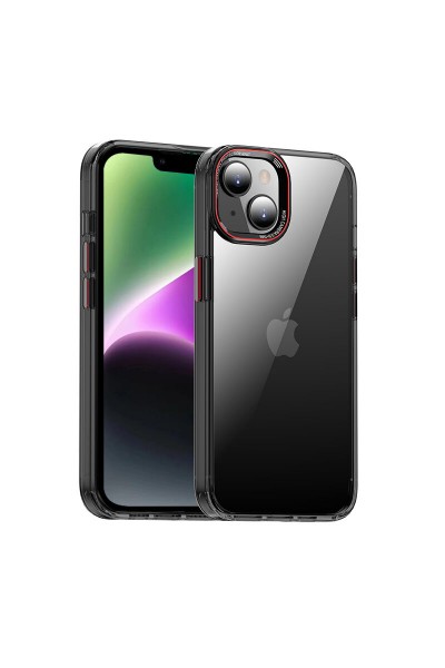 Apple - iPhone 15 Plus Zebana Comfort Silikon Kılıf - Siyah