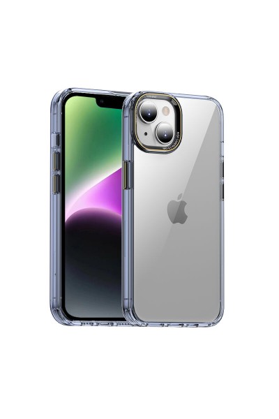 Apple - iPhone 15 Plus Zebana Comfort Silikon Kılıf - Sierra Mavisi