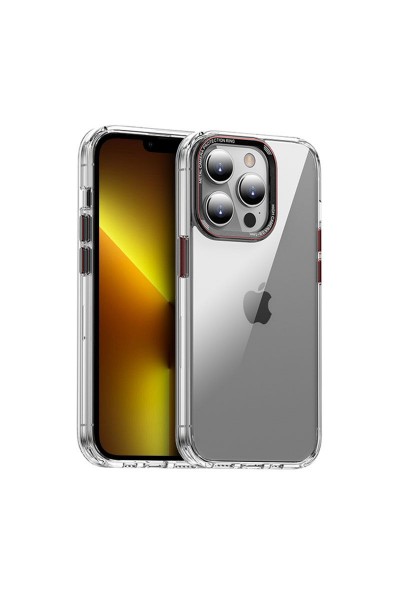 Apple - iPhone 15 Pro Zebana Comfort Silikon Kılıf - Şeffaf