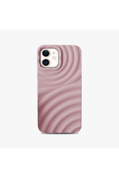 Apple - iPhone 11 Zebana 3D Water Silikon Kılıf - Pembe