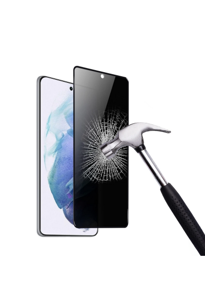 Samsung - Galaxy Note 10 Plus Tam Kaplayan Edge Hayalet Ekran Koruyucu  - Siyah