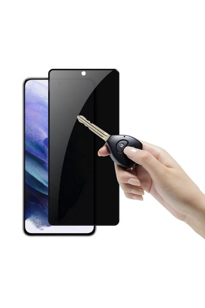 Samsung - Galaxy Note 10 Plus Tam Kaplayan Edge Hayalet Ekran Koruyucu  - Siyah