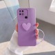 Xiaomi - Poco C40 Zebana Kalpli Love Silikon Kılıf - Lila