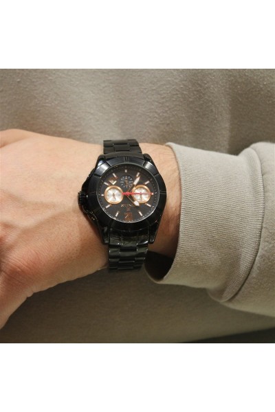 ساعة رجالية KRN058351 إينوكس بعلبة سوداء من الفولاذ