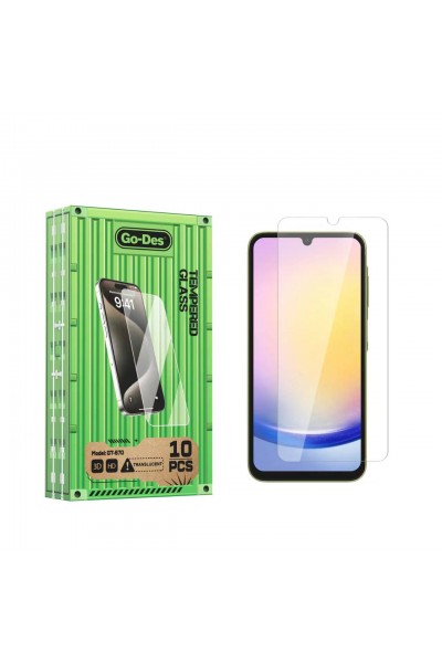 Galaxy A25 Go Des Parmak İzi Bırakmayan 9H Oleofobik Bom Glass Ekran Koruyucu 10'lu Paket