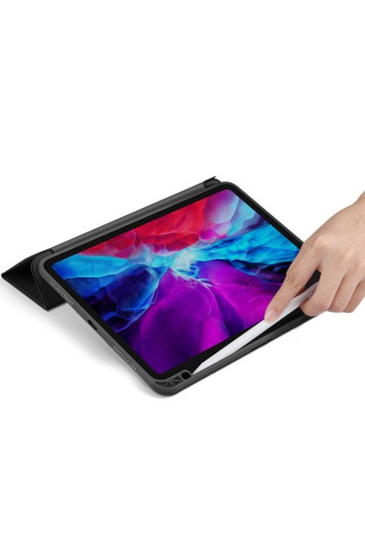 Apple iPad Air 11 2024 Kılıf Zore Nort Arkası Şeffaf Standlı Kılıf