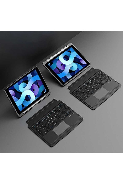 حافظة لوحة المفاتيح اللاسلكية لجهاز Apple iPad Air 11 2024 Wiwu Keyboard Folio