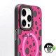 Apple iPhone 13 Pro Kılıf Magsafe Şarj Özellikli Polka Dot Desenli Youngkit Spots Serisi Kapak