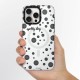 Apple iPhone 14 Pro Max Kılıf Magsafe Şarj Özellikli Polka Dot Desenli Youngkit Spots Serisi Kapak