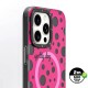 Apple iPhone 14 Pro Max Kılıf Magsafe Şarj Özellikli Polka Dot Desenli Youngkit Spots Serisi Kapak