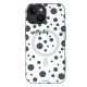 Apple iPhone 15 Kılıf Magsafe Şarj Özellikli Polka Dot Desenli Youngkit Spots Serisi Kapak