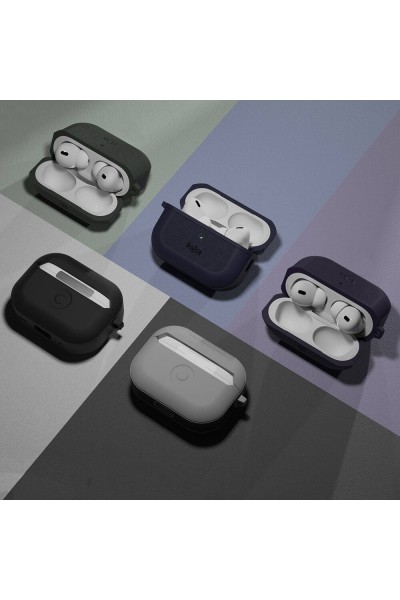 حافظة Apple Airpods Pro 2 حافظة Kajsa Luxe Collection متوافقة مع الشحن اللاسلكي