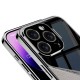 Apple iPhone 14 Pro Max Kılıf Ultra İnce Kamera Korumalı PC + Deri Arka Yüzey Zore X-Pro Kapak