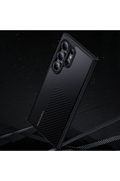 حافظة هاتف Galaxy S24 Plus مزودة بتقنية Magsafe للشحن وتتميز بغطاء مصنوع من ألياف الكربون Montage Hybrid ArmorPro Kevlar حافظة هاتف Galaxy S24 Plus مزودة بتقنية Magsafe للشحن وتتميز بغطاء مصنوع من ألياف الكربون Montage Hybrid ArmorPro Kevlar