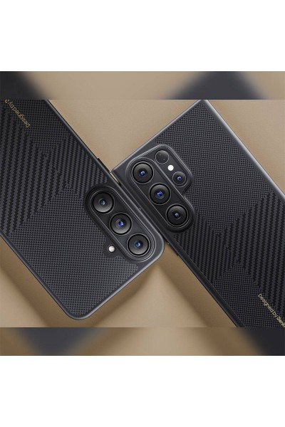 حافظة هاتف Galaxy S24 Plus مزودة بتقنية Magsafe للشحن وتتميز بغطاء مصنوع من ألياف الكربون Montage Hybrid ArmorPro Kevlar حافظة هاتف Galaxy S24 Plus مزودة بتقنية Magsafe للشحن وتتميز بغطاء مصنوع من ألياف الكربون Montage Hybrid ArmorPro Kevlar
