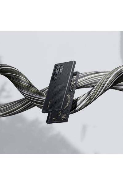 حافظة هاتف Galaxy S24 Plus مزودة بتقنية Magsafe للشحن وتتميز بغطاء مصنوع من ألياف الكربون Montage Hybrid ArmorPro Kevlar حافظة هاتف Galaxy S24 Plus مزودة بتقنية Magsafe للشحن وتتميز بغطاء مصنوع من ألياف الكربون Montage Hybrid ArmorPro Kevlar