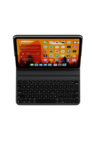 Apple iPad Pro 11 2020 (الجيل الثاني) Wiwu F16 حافظة مغناطيسية مع لوحة مفاتيح وحامل